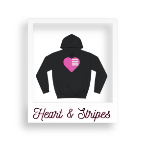 Pink Heart Hoodie – Breast Cancer Awareness Edition