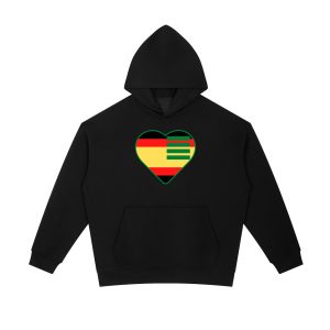 Heart N Stripes Classic Hoodie – Black History Month Edition