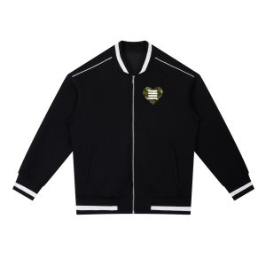 Heart N Stripes Camo & White Jacket – Premium Streetwear Outerwear